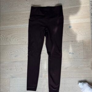 Lululemon Dark Purple High-Waisted Leggings